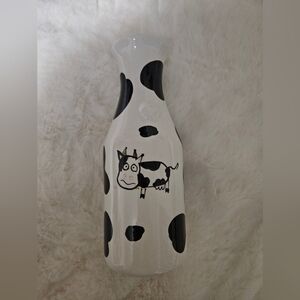 Cow theme ceramic pitcher jug